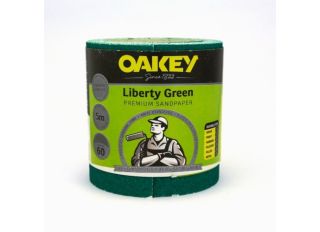 Oakey 115mmx5m Liberty Green Sanding Roll P120
