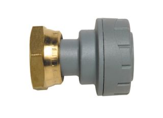 PB722 Polypipe Polyplumb Straight Tap Connector 22mm x 3/4