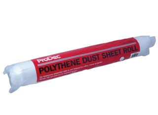 ProDec Polythene Dust Sheet Roll 2x50m
