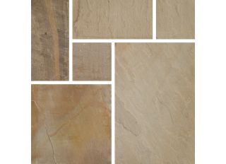 Pavestone Natural Sandstone Golden Fossil Calibrated Select 22mm 20.70m2 Pack