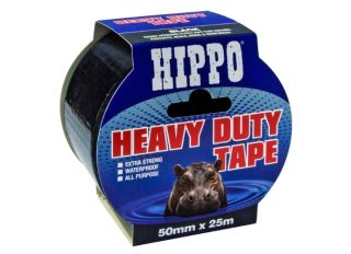 Hippo Heavy-Duty Tape Black 50mm x 50m