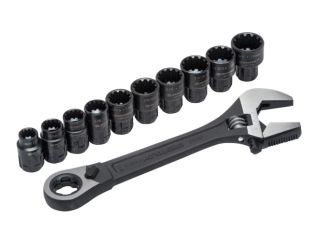 Crescent Pass-Thru™ Adjustable Wrench Set, 11 Piece