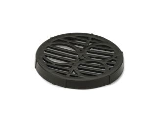 UG426 Polypipe PVC Underground Drain Round Grid for Bottle Gully 110mm Black