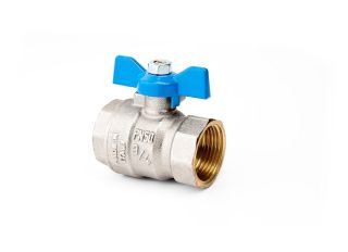 Inta Butterfly Handle Ball Valve 15mm Blue