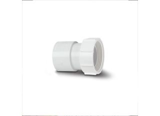 WS31W Polypipe Solvent Weld Waste Female Threaded Coupler 32mm White