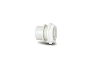 WS36W Polypipe Solvent Weld Waste Tank Connector 40mm White