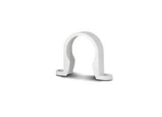WS65W Polypipe Solvent Weld Waste Pipe Clip 50mm White