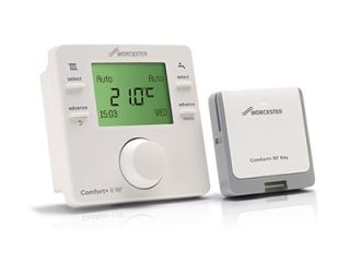 Worcester Comfort+ II RF Wireless Programmable Room Thermostat