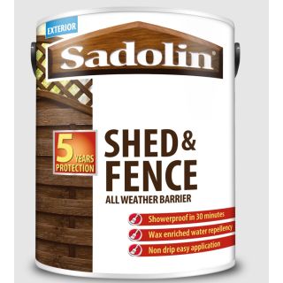 Sadolin Shed & Fence All Weather Barrier 5L Gentle Green